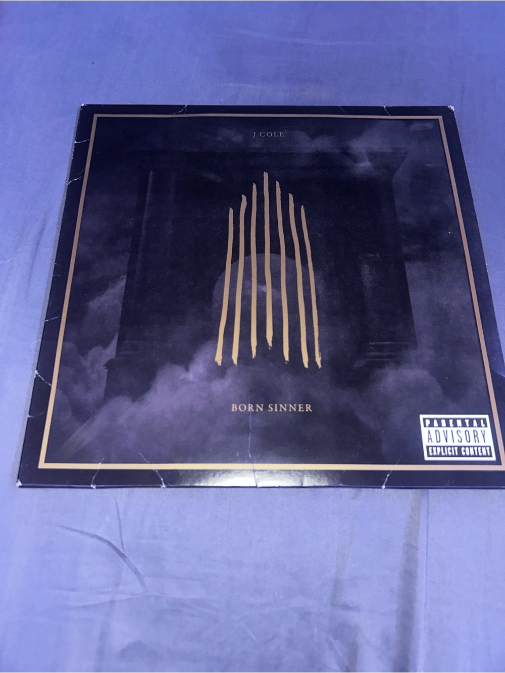 Born Sinner Vinyl Record - Black & Gold